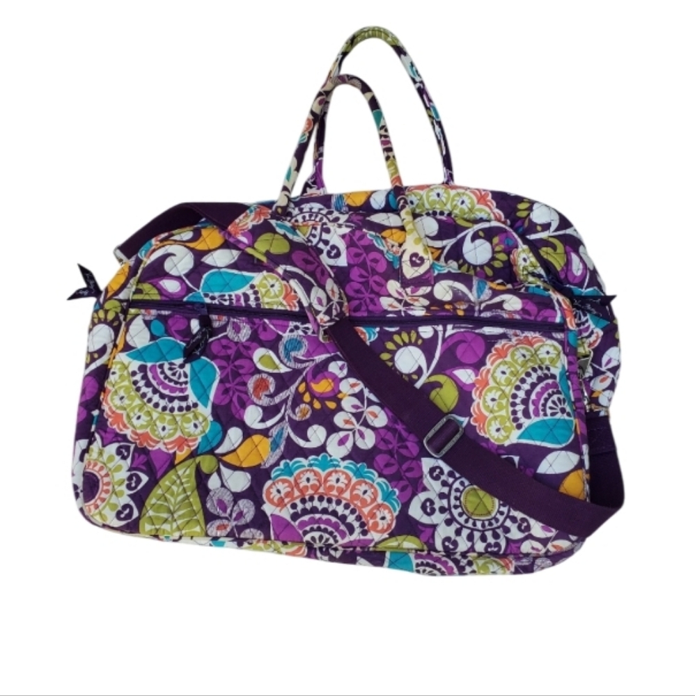 Vera Bradley Large Duffel With Trolley Sleeve